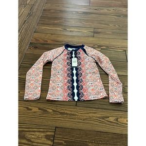 Cabana Life UPF 50+ girls swim top NWT